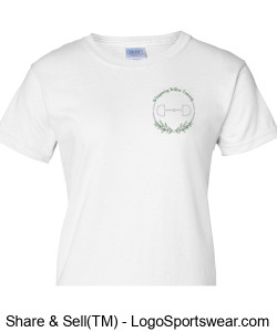 Gildan Ladies Ultra Cotton T-shirt- Printed Design Zoom